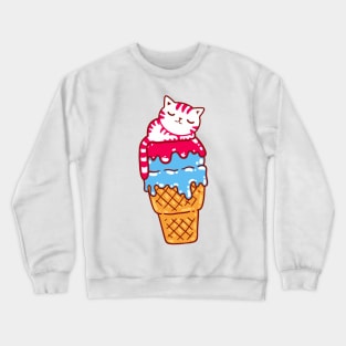 ice cat Crewneck Sweatshirt